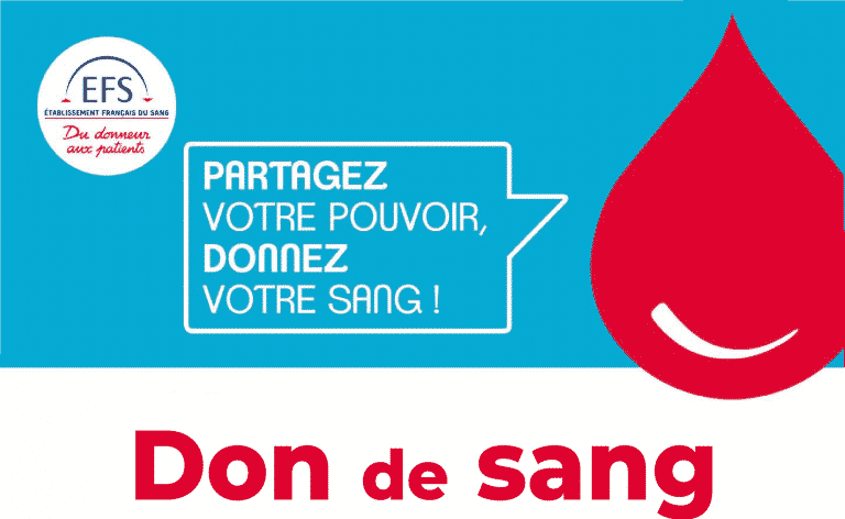 Don du sang à Alençon vendredi 19 mars 2021 de 10h à 14h